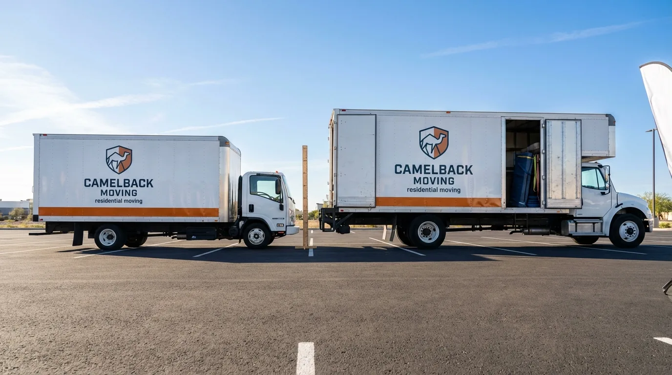 Moving truck size capacity guide in Clark Mills